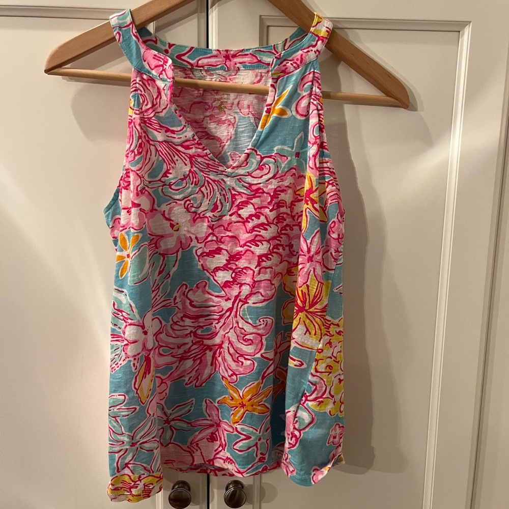 Lilly Pulitzer Arya Tank top XS Lolita Print